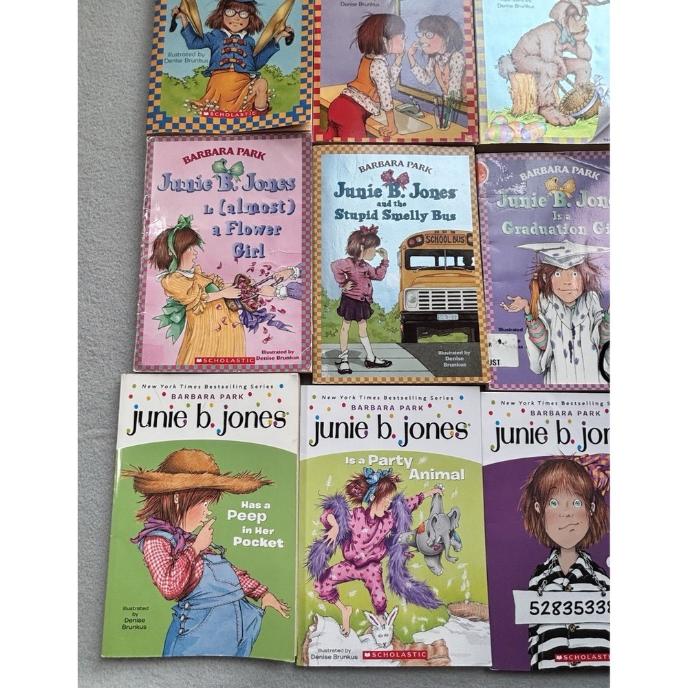 Junie B Jones Book Lot of 22 Barbara Park Childrens Chapter Books Scholastic - Picture 5 of 16